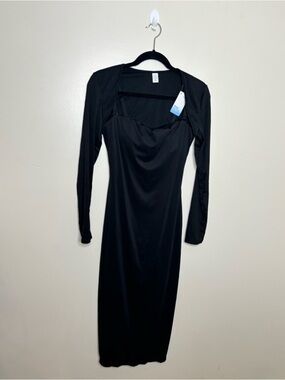 Cooling Shapewear Sculpting Midi Tube Dress with Matching Shrug